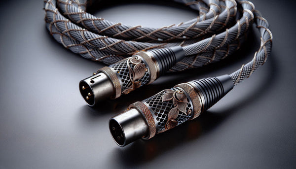 Image of a pair of balanced xlr cables